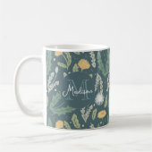 Mug Dandelion Floral Weed Motif (Gauche)