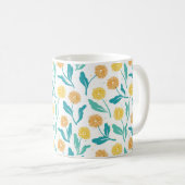 Mug Dandelion jaune motif floral - Inspiré par la natu (Devant droit)