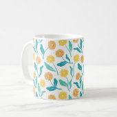Mug Dandelion jaune motif floral - Inspiré par la natu (Devant gauche)