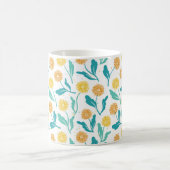 Mug Dandelion jaune motif floral - Inspiré par la natu (Centre)