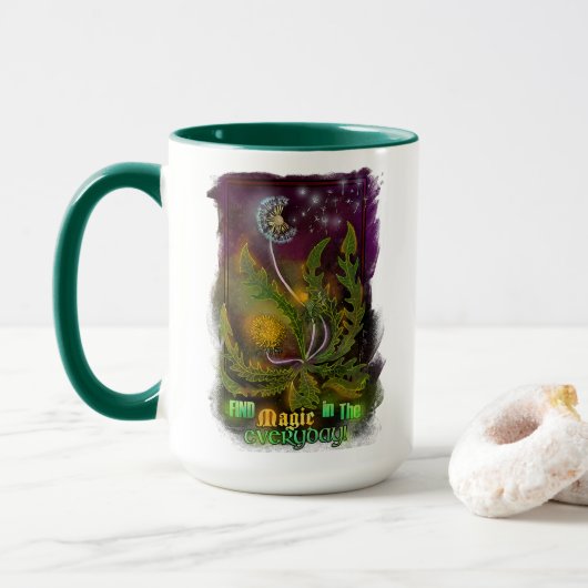 Mug Dandelion magique ! (Avec donut)