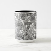 Mug Dandelions, noir et blanc (Centre)