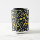 Mug Dandelions, vert, jaune et noir (Centre)