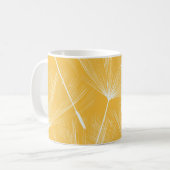 Mug Dandelions vintages : Motif transparent (Devant gauche)