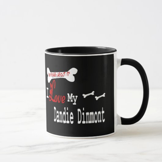 Mug Dandie Dinmont Terrier (I Love) (Droite)