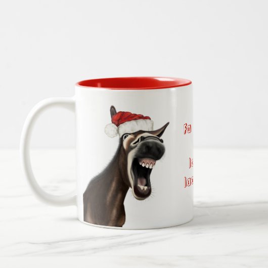 Mug d'âne chantant Noël (Gauche)
