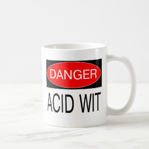 Mug Danger - Acide Avec Humour T-Shirt Drôle de Sécuri