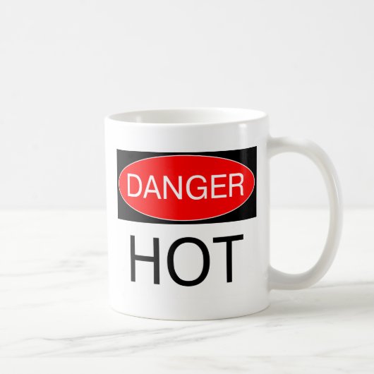 Mug Danger - Chaud Chemise de Prudence Drôle Sac Crava (Droite)
