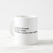 Mug Danger, DANGER ! , Contient Dihydrous MonoxideHar… (Devant gauche)