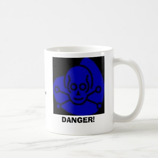Mug Danger, DANGER ! , Contient Dihydrous MonoxideHar… (Droite)