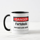 Mug Danger Fartoholic de péter (Gauche)
