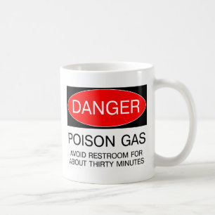 Mug Danger - Gaz Toxique (Évitez les Toilettes) T-shir