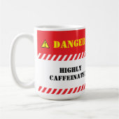 Mug Danger hautement caféiné (Gauche)