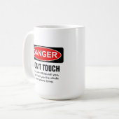 Mug DANGER - ne touchez pas (Devant gauche)