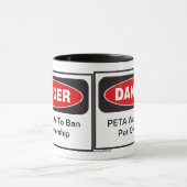 Mug Danger PETA muqueuse (Centre)