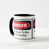 Mug Danger PETA muqueuse (Devant gauche)