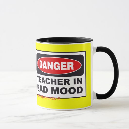 Mug DANGER ! Professeur dans la mauvaise humeur ! (Droite)