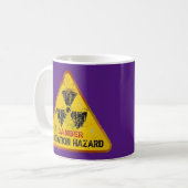 Mug Danger Rayonnement Risque (Devant gauche)