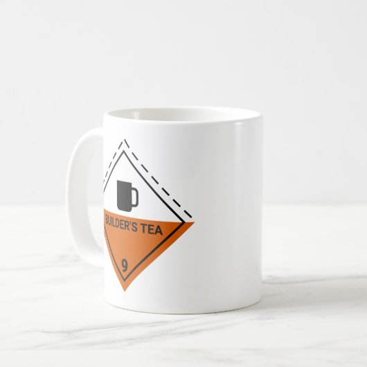 Mug Dangereux - Thé du constructeur (Devant gauche)