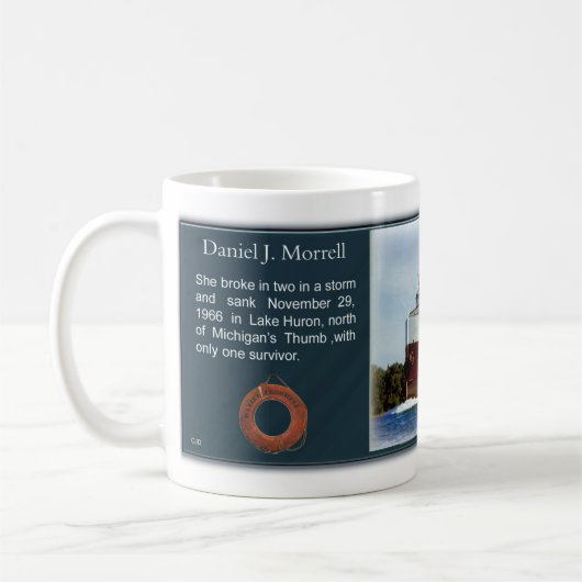 Mug Daniel J. Morrell, naufrage (Gauche)