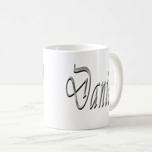 Mug Daniel, Nom, Logo, (Devant droit)