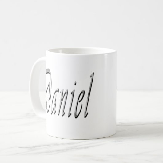 Mug Daniel, Nom, Logo, (Devant gauche)