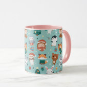 Mug d'animaux de Noël (Devant droit)