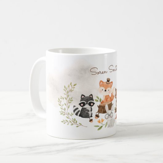 Mug d'animaux des bois (Devant gauche)