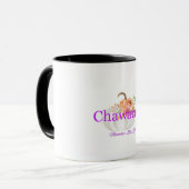 Mug d'anniversaire customisé (deux tonalités) (Devant gauche)