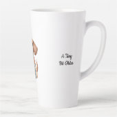 Mug d'anniversaire de dachshund mignon Un peu plus (Droite)