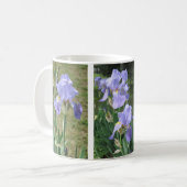 Mug d'anniversaire pour maman avec Blue Mauve Iris (Devant gauche)