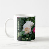 Mug d'anniversaire pour maman avec Rose (Gauche)