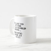 Mug d'annonce de grossesse pour oncle / frère (Devant gauche)