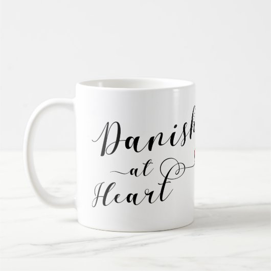 Mug Danois À Heart Mug, Danemark (Gauche)