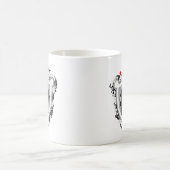 Mug Danois coat noir blanc (Centre)