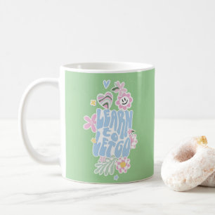 MUG DANOIS PASTEL RETRO APPRENDRE À LAISSER ALLER