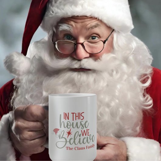 Mug Dans Cette Chambre, Nous Croyons À Un Noël Personn