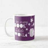 Mug Dans chaque livre un monde entier (Gauche)