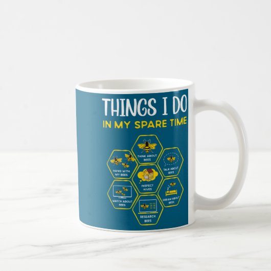 Mug Dans Choses Apiculture Pendant Le Temps Libre Abei (Droite)