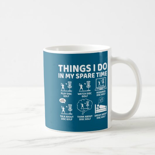 Mug Dans Choses Disc Golf Temps Libre (Droite)
