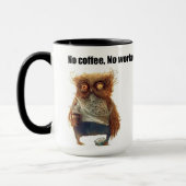 Mug Dans la coffee, Dans la workee (Gauche)
