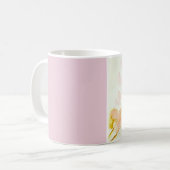 Mug "Dans" la copie rose de colibri (Devant gauche)