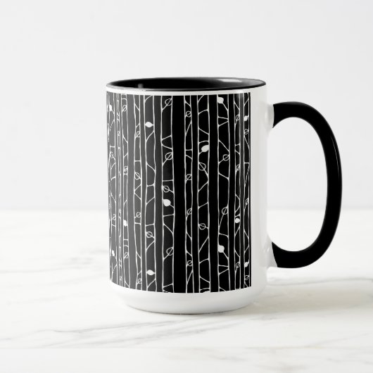 Mug Dans la forêt blanche, la boue blanche (Droite)