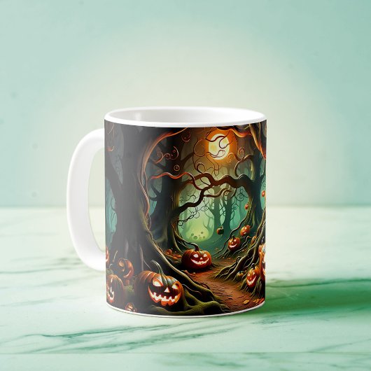 Mug Dans la forêt d'Hallowe'en