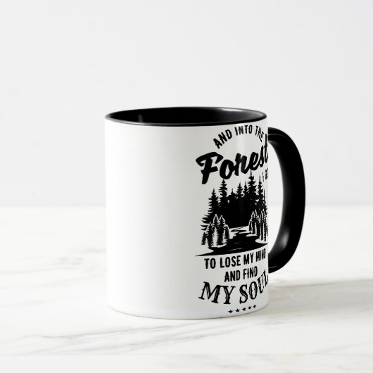 Mug Dans la forêt je vais (Devant droit)