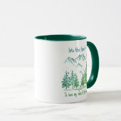 Mug Dans la forêt je vais perdre mon esprit Trouver mo (Devant droit)
