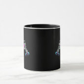 Mug Dans la mort - Squelette Mains de coeur (Centre)