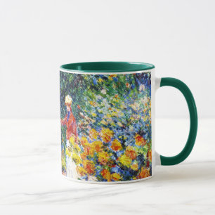 Mug Dans la peinture de femme de Claude Monet de