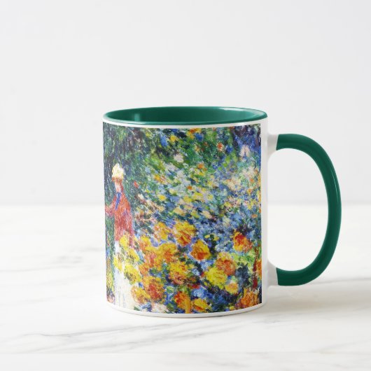 Mug Dans la peinture de femme de Claude Monet de (Droite)