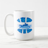 MUG DANS LA PISCINE, LA VIE EST FRAÎCHE (Gauche)